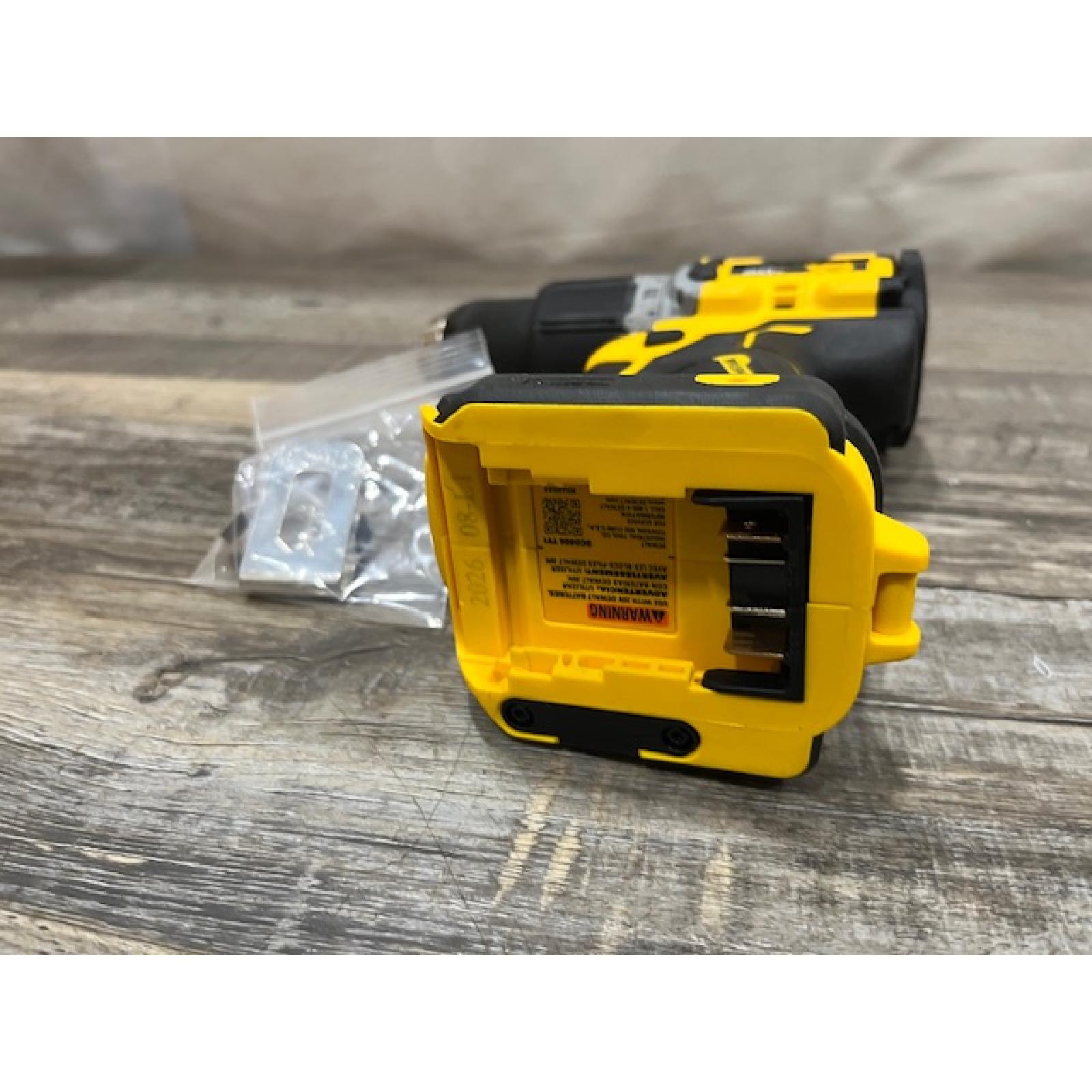 AS-IS DEWALT 20V XR Brushless Cordless 1/2 in. Hammer Drill (Tool-Only)
