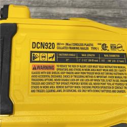 AS-IS DEWALT 20-Volt 21° Cordless Framing Nailer (Tool-Only)