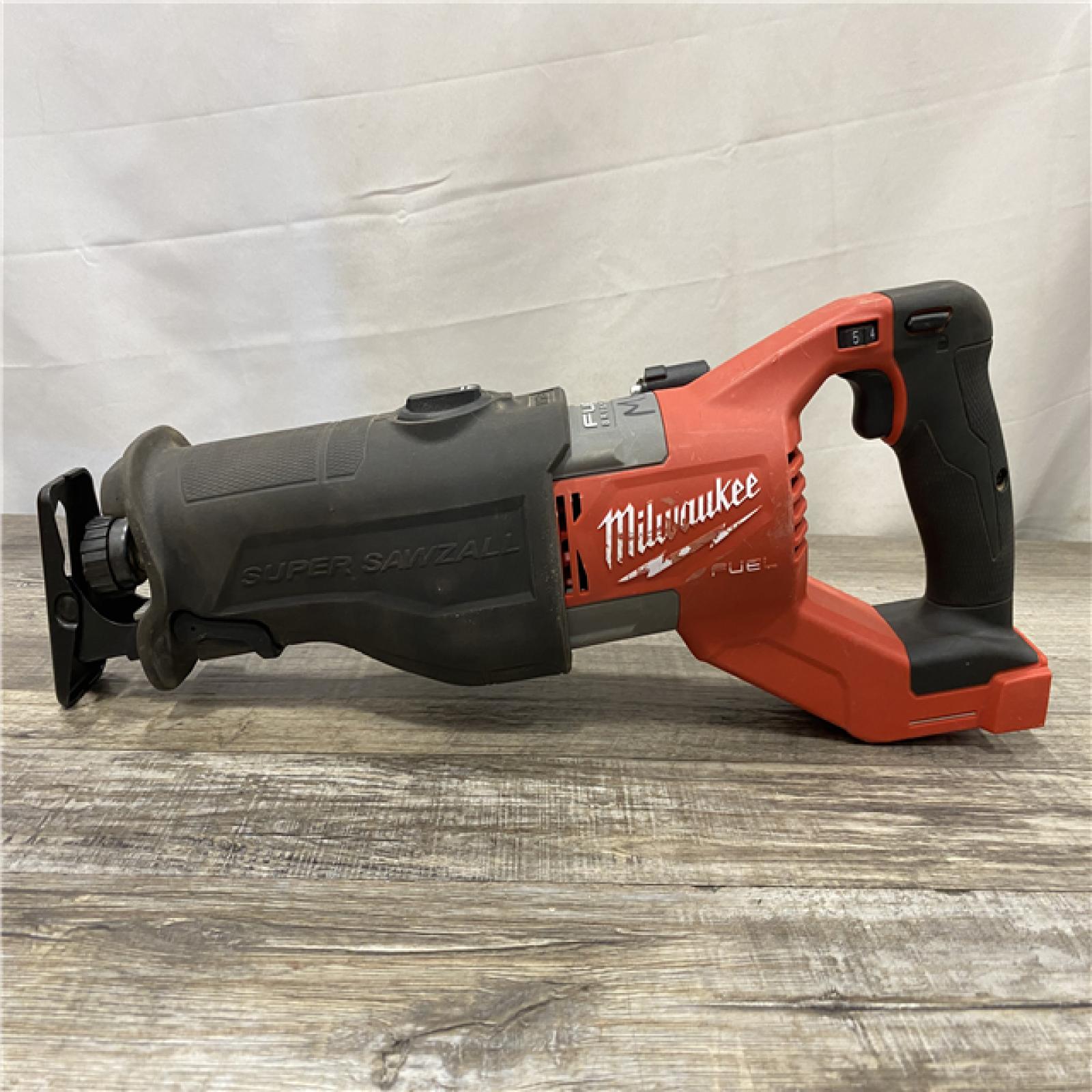 AS-IS Milwaukee FUEL 18V Lithium-Ion Brushless Cordless Super SAWZALL Orbital Reciprocating Saw (Tool-Only)