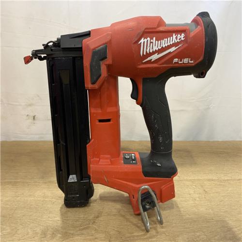 AS-IS Milwaukee FUEL 12-Volt Lithium-Ion Brushless Cordless 18-Gauge 1-1/2 in. Compact Brad Nailer (Tool-Only)
