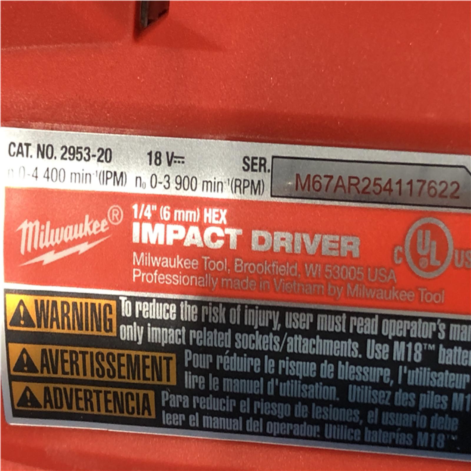 AS-IS Milwaukee FUEL 18V Lithium-Ion Brushless Cordless Hammer Drill and Impact Driver Combo Kit