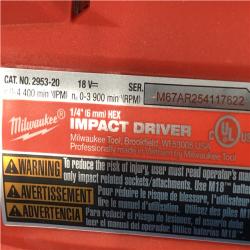 AS-IS Milwaukee FUEL 18V Lithium-Ion Brushless Cordless Hammer Drill and Impact Driver Combo Kit