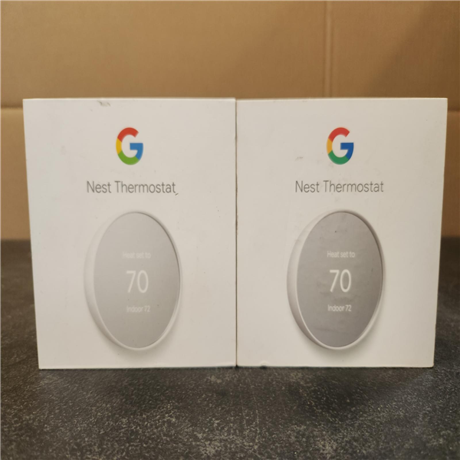 Phoenix Google Nest Thermostat - Smart Programmable Wi-Fi Thermostat (2-Pack)