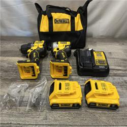 AS-IS DEWALT ATOMIC 20-Volt MAX Lithium-Ion Cordless Combo Kit