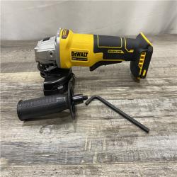 AS-IS DEWALT 20V MAX Cordless Brushless 4-1/2 in. Angle Grinder with Paddle Switch (Tool Only)