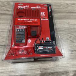 NEW Milwaukee 18-Volt Lithium-Ion XC Starter Kit with One 5.0Ah Battery and Charger