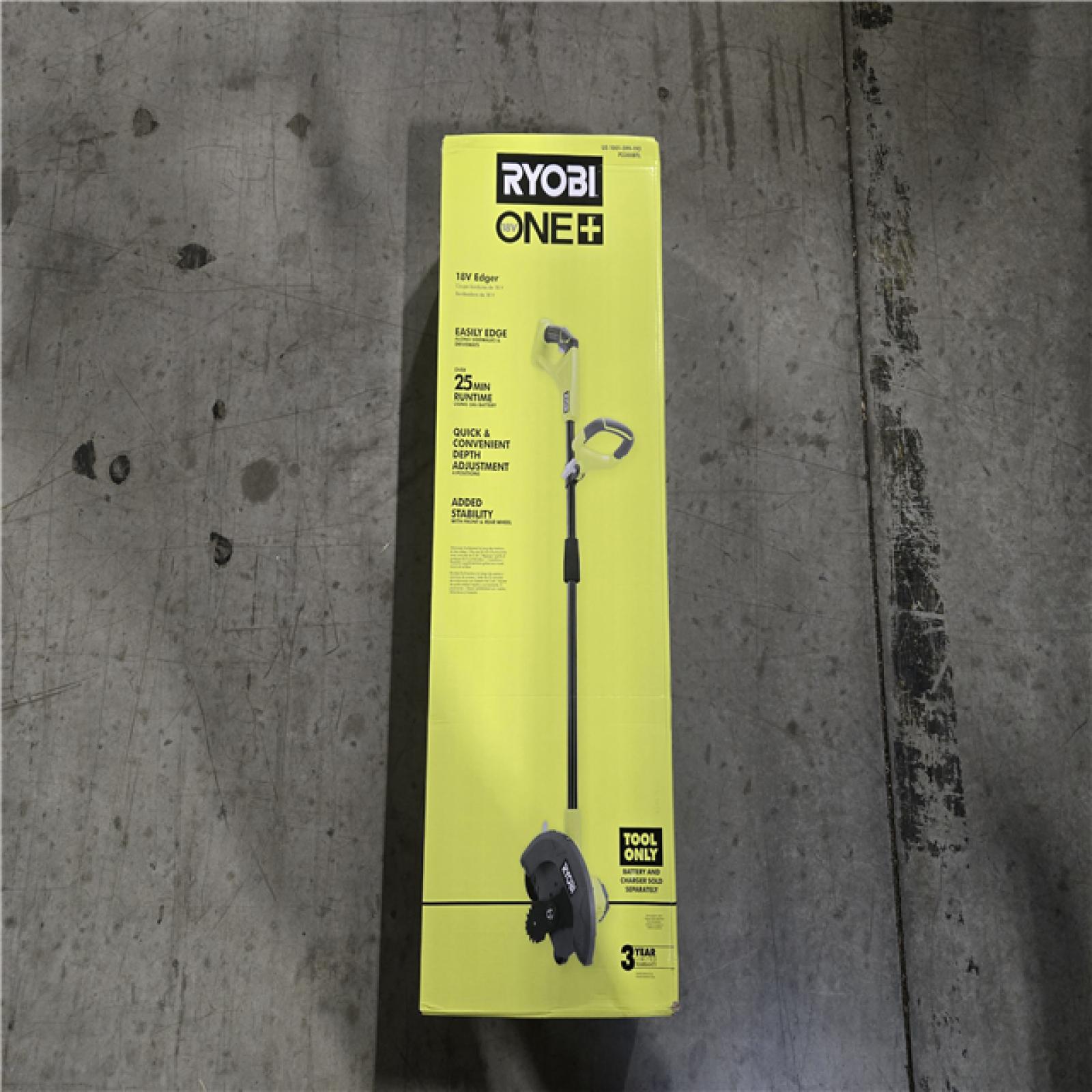 NEW!- RYOBI ONE+ 18V 9 in. Cordless Battery Edger (Tool Only  LOT OF 2)