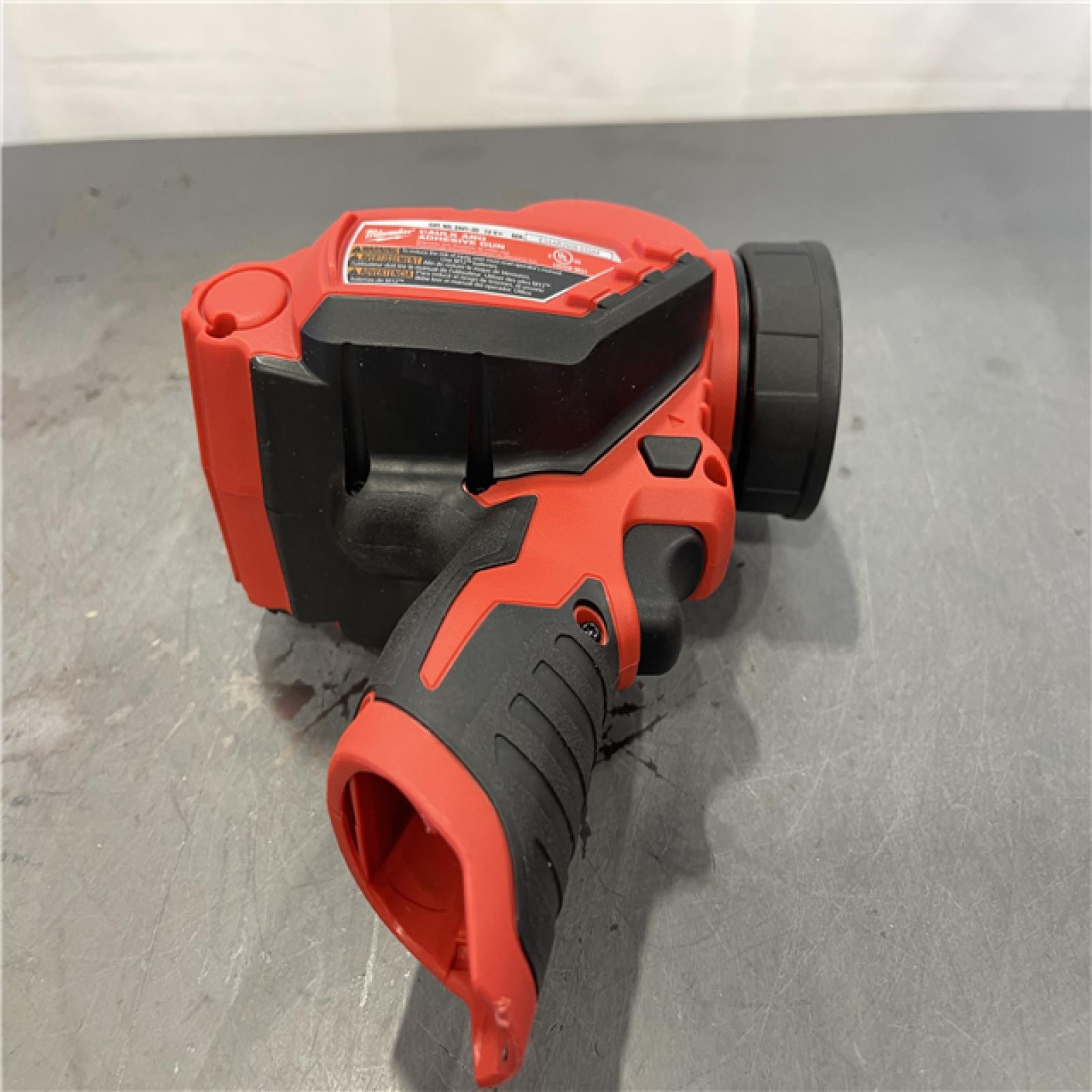 AS-IS - Milwaukee M12 12V Lithium-Ion Cordless 10 oz. Adhesive and Caulk Gun