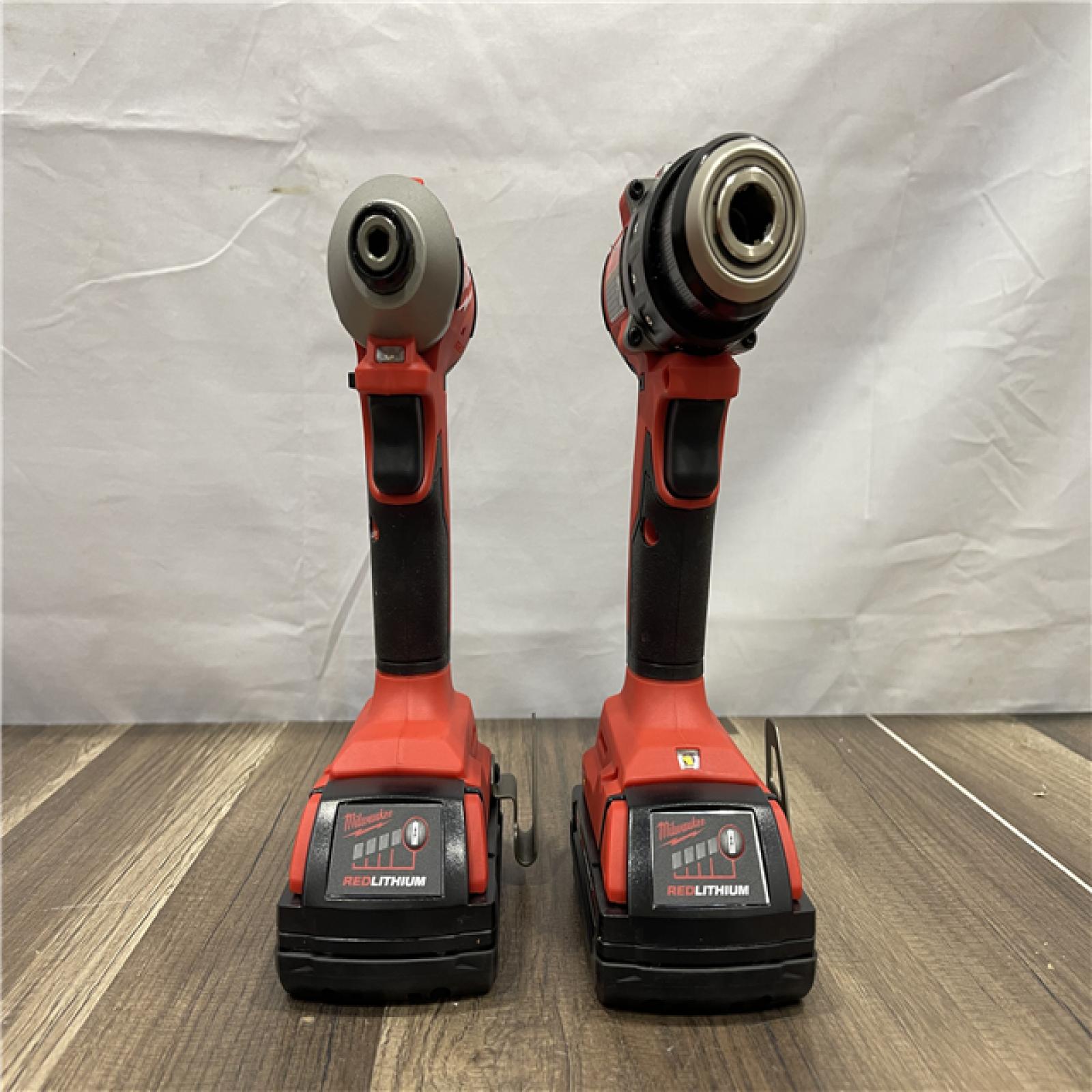 AS-IS Milwaukee 18V Lithium-Ion Brushless Cordless Compact Drill/Impact Combo Kit