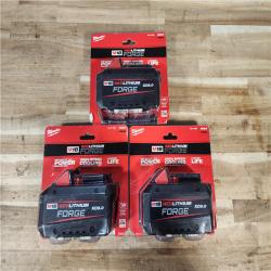 HOUSTON LOCATION - AS-IS (NEW) MILWAUKEE FORGE BATTERY QTY - 3