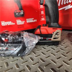 Houston Location - As-Is Milwaukee 2855-22R 18V M18 FUEL Lithium-Ion Brushless Cordless 1/2 Compact Impact Wrench W/Friction Ring Kit (5.0 Ah Resistant Batteries) - Appears IN NEW Condition