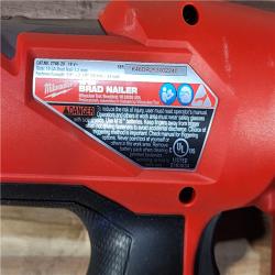 HOUSTON LOCATION - AS-IS Milwaukee  FUEL 18-Volt Lithium-Ion Brushless Cordless Gen II 18-Gauge Brad Nailer (Tool-Only)