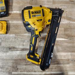HOUSTON LOCATION - AS - IS DEWALT 20V MAX XR Lithium-Ion Cordless 2-1/2 in. 15-Gauge Finish Nailer Kit
