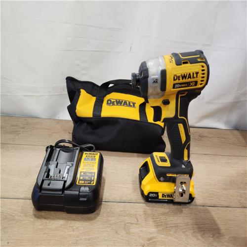 AS-IS- DEWALT ATOMIC 20V MAX* Brushless Cordless Compact 1/4 in. Impact Driver Kit