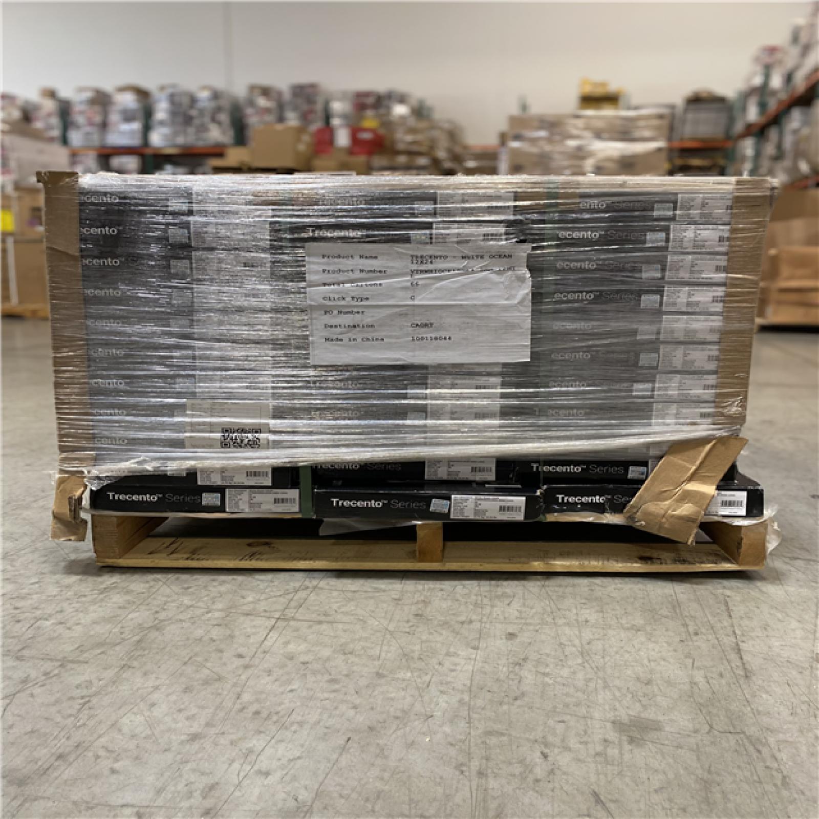 DALLAS LOCATION- TRECENTO SERIES White Ocean 12 MIL x 12 in. x 24 in.(19.4 sq. ft./case) PALLET (33 UNITS)