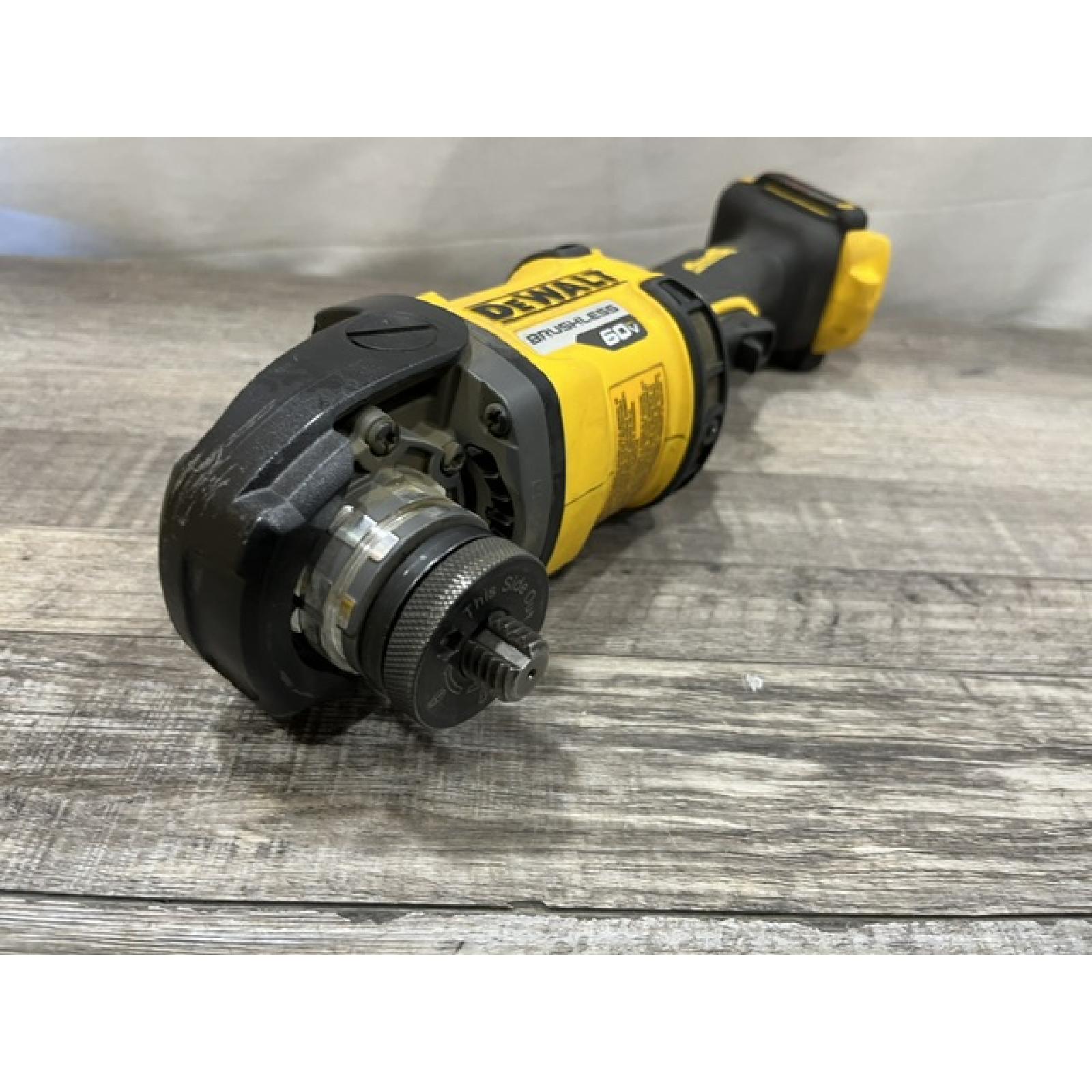 AS-IS DEWALT FLEXVOLT 60V Cordless 7 in. Angle Grinder (Tool-Only)
