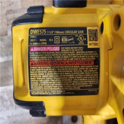 HOUSTON LOCATION - AS - IS DEWALT 15 Amp Corded 7-1/4 in. Lightweight Circular Saw