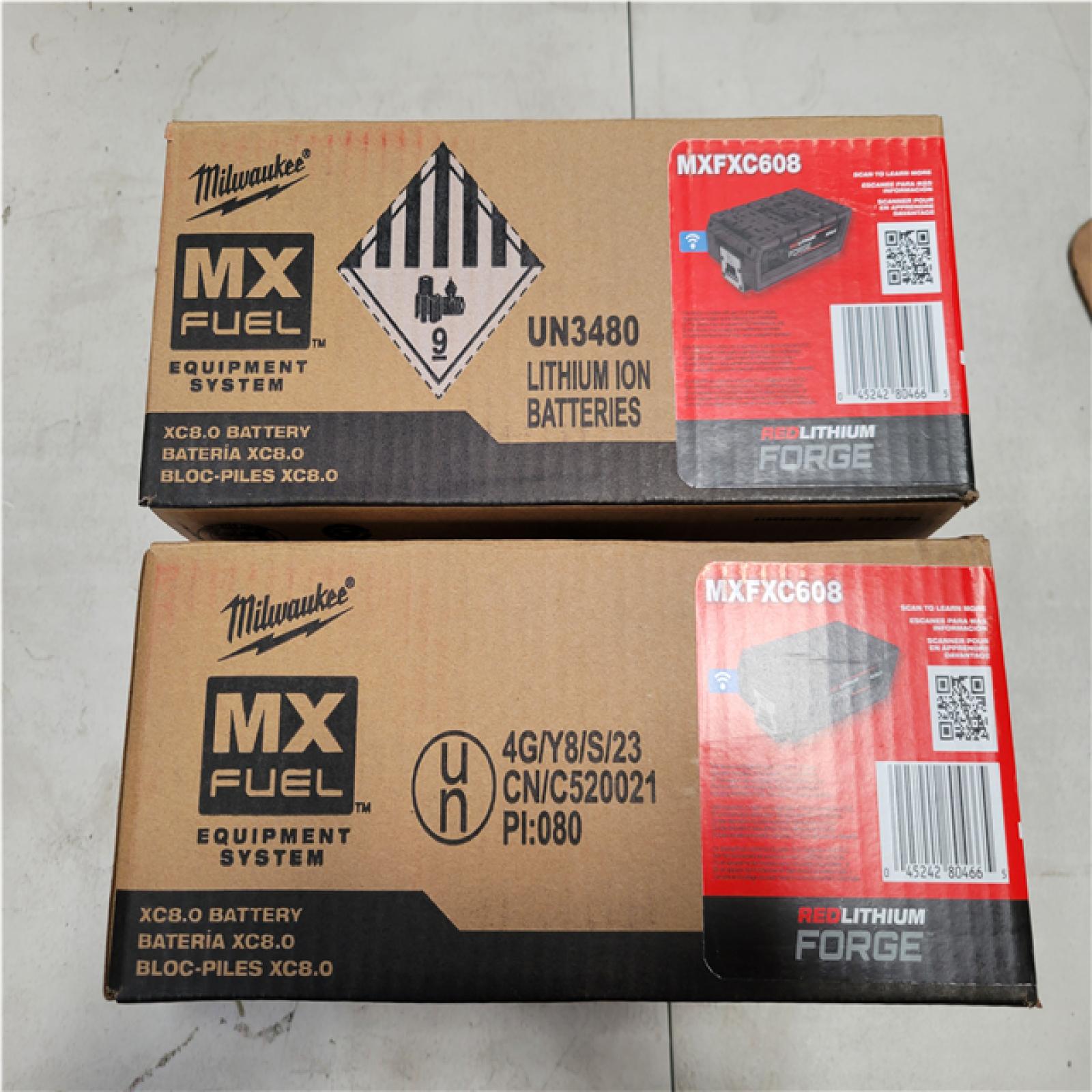 CALIFORNIA AS-IS MILWAUKEE MX FUEL POWER SUPPLY WITH BATTERY