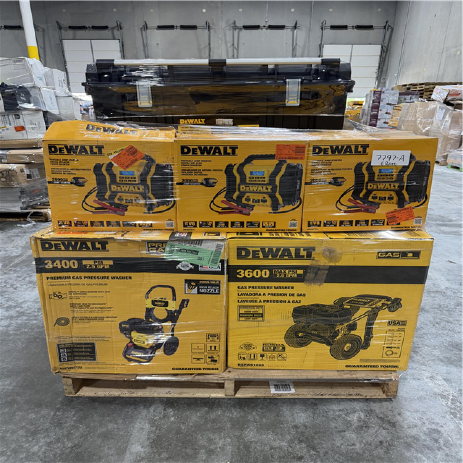 Atlanta Location AS-IS Tools Partial Truckload (6 Pallets) 7977-A