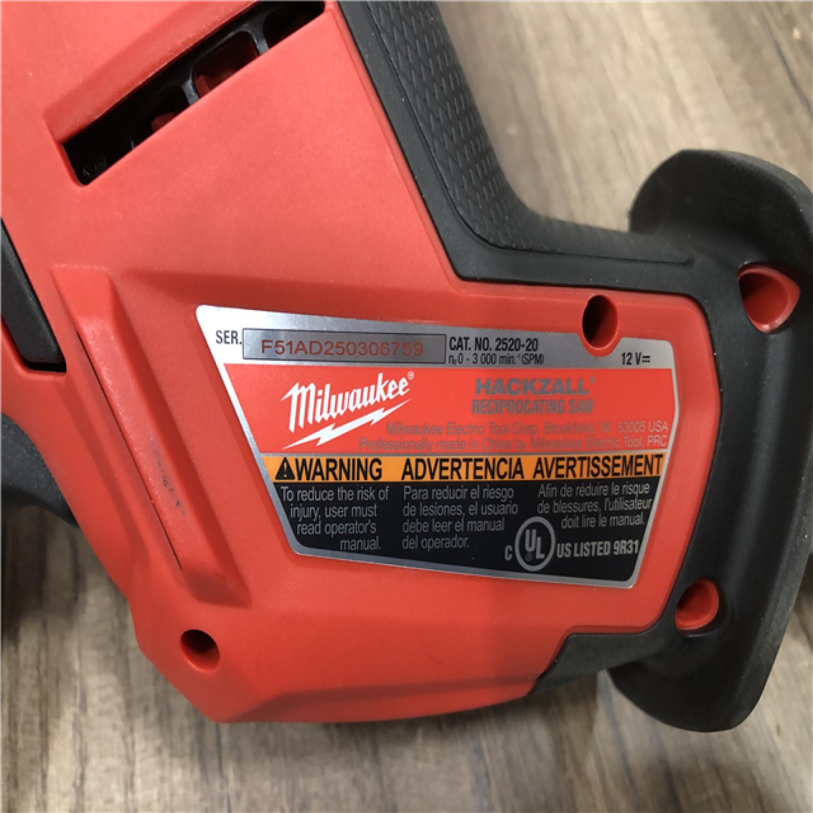 AS-IS Milwaukee  FUEL 12V Lithium-Ion Brushless Cordless HACKZALL Reciprocating Saw Kit