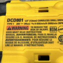 AS-IS DEWALT 20V XR Lithium-Ion Cordless Brushless 1/2 in. Drill/Driver Kit