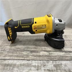 AS-IS DEWALT 20-Volt MAX Cordless Brushless 4-1/2 in. Angle Grinder with Slide Switch (Tool Only)