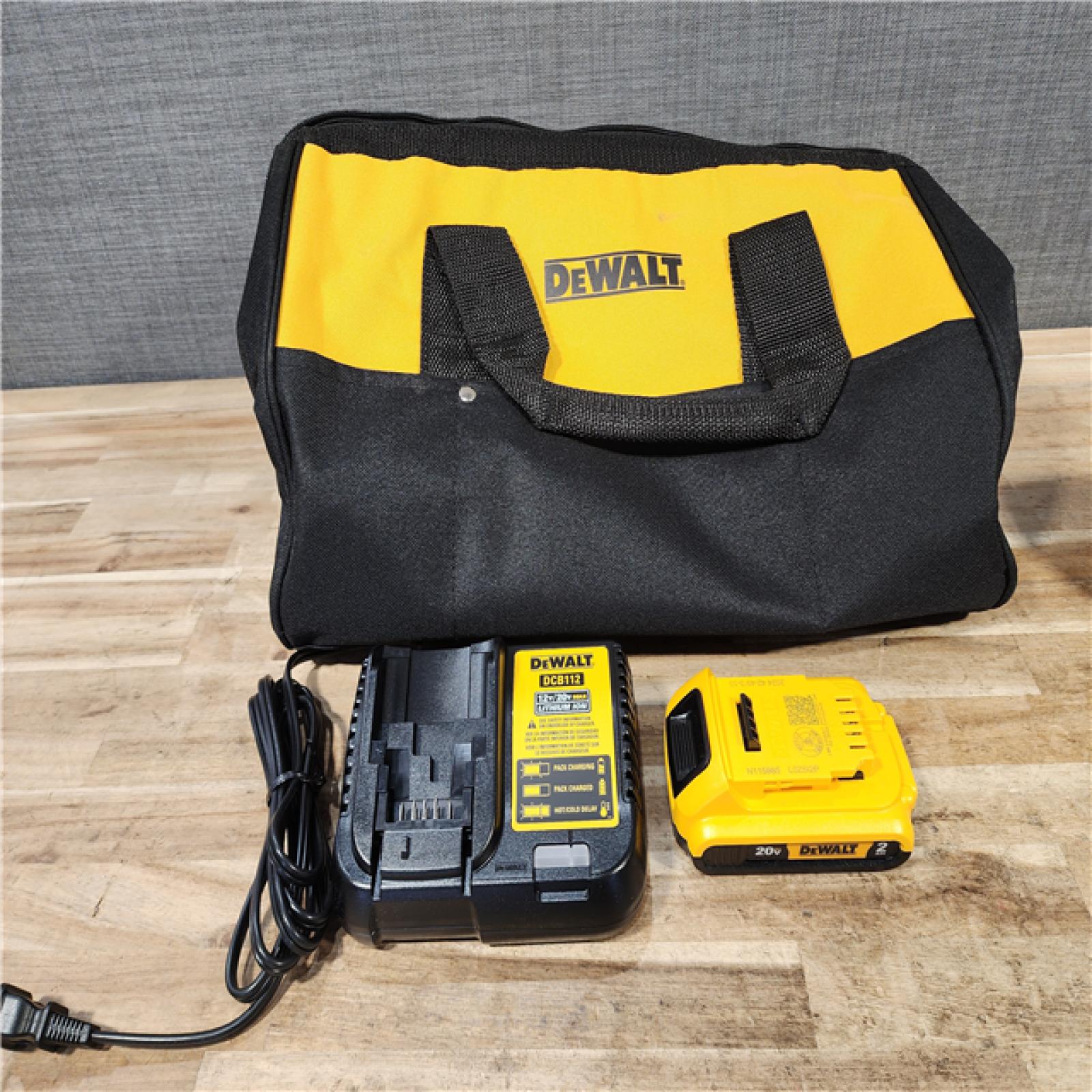 HOUSTON LOCATION - AS-IS DEWALT 20V MAX XR Lithium-Ion Cordless 18-Gauge Narrow Crown Stapler Kit