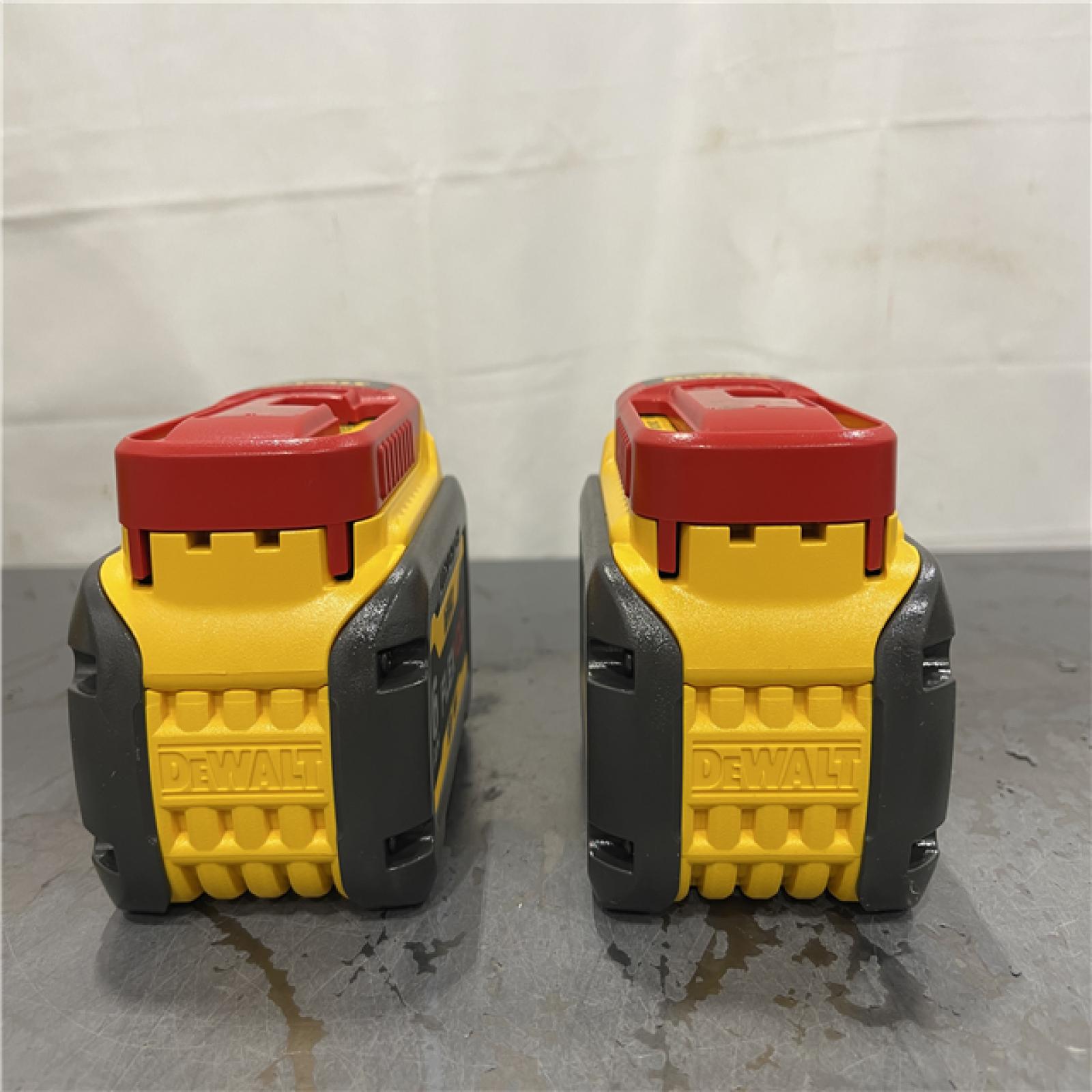 AS-IS- DEWALT FLEXVOLT 20-Volt/60-Volt MAX Lithium-Ion 6.0Ah Battery Pack (2-Pack)