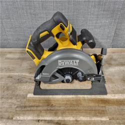 HOUSTON LOCATION - AS-IS DEWALT FLEXVOLT 60V MAX Cordless Brushless 7-1/4 in. Circular Saw with Brake (Tool Only)