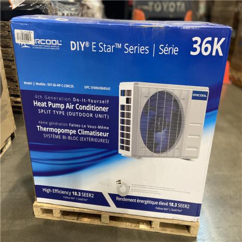 DALLAS LOCATION - MRCOOL DIY 36,000 BTU 3-Ton Mini Split Heat Pump Condenser