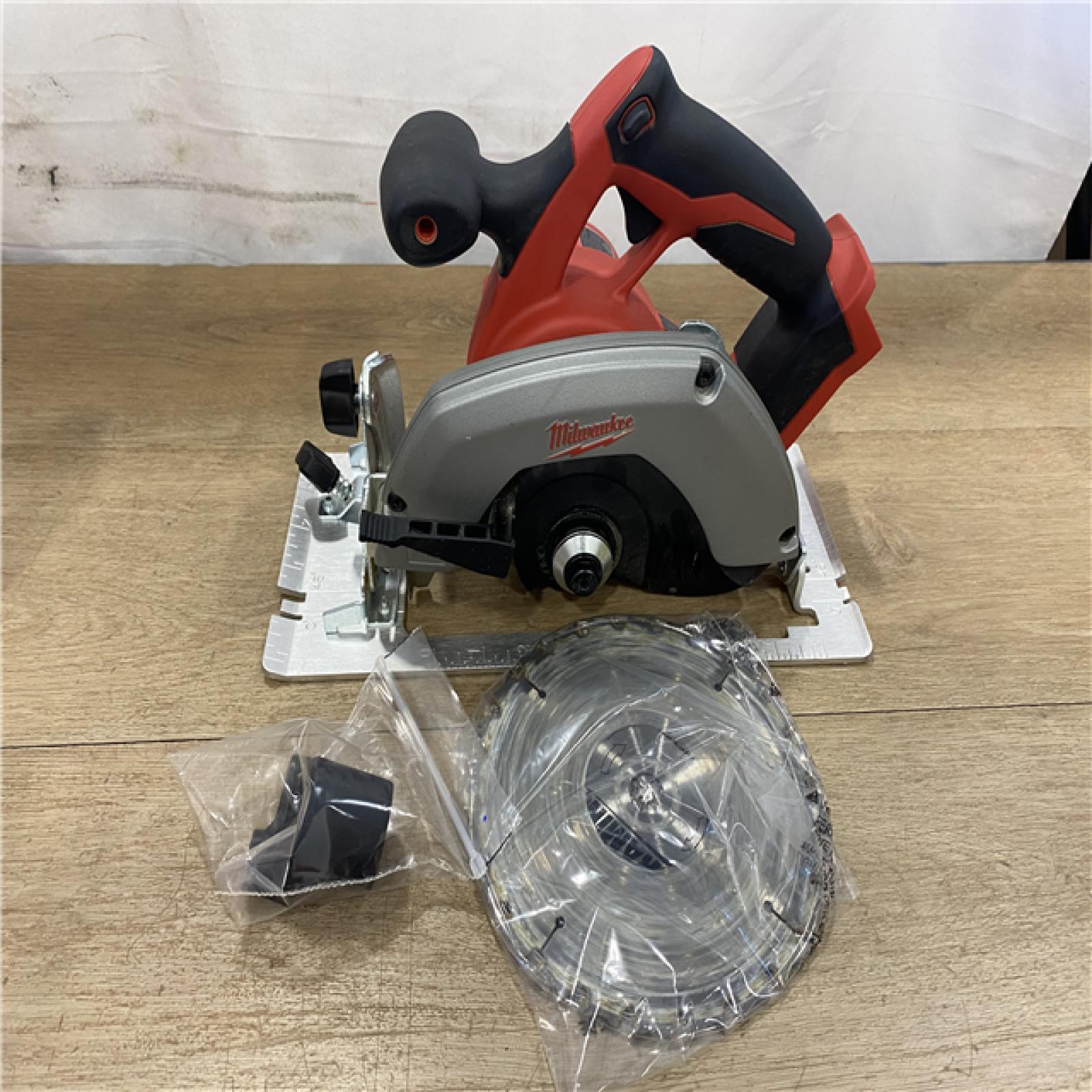 AS-IS Milwaukee 18V Lithium-Ion Cordless 6-1/2 in. Circular Saw (Tool-Only)