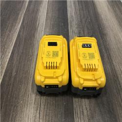 AS-IS DEWALT 20V MAX XR POWER-Pack Lithium-Ion 8.0Ah Battery (2-Pack)