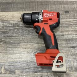 AS-IS Milwaukee 18V Lithium-Ion Brushless Cordless 1/2 in. Compact Hammer Drill/Driver Kit