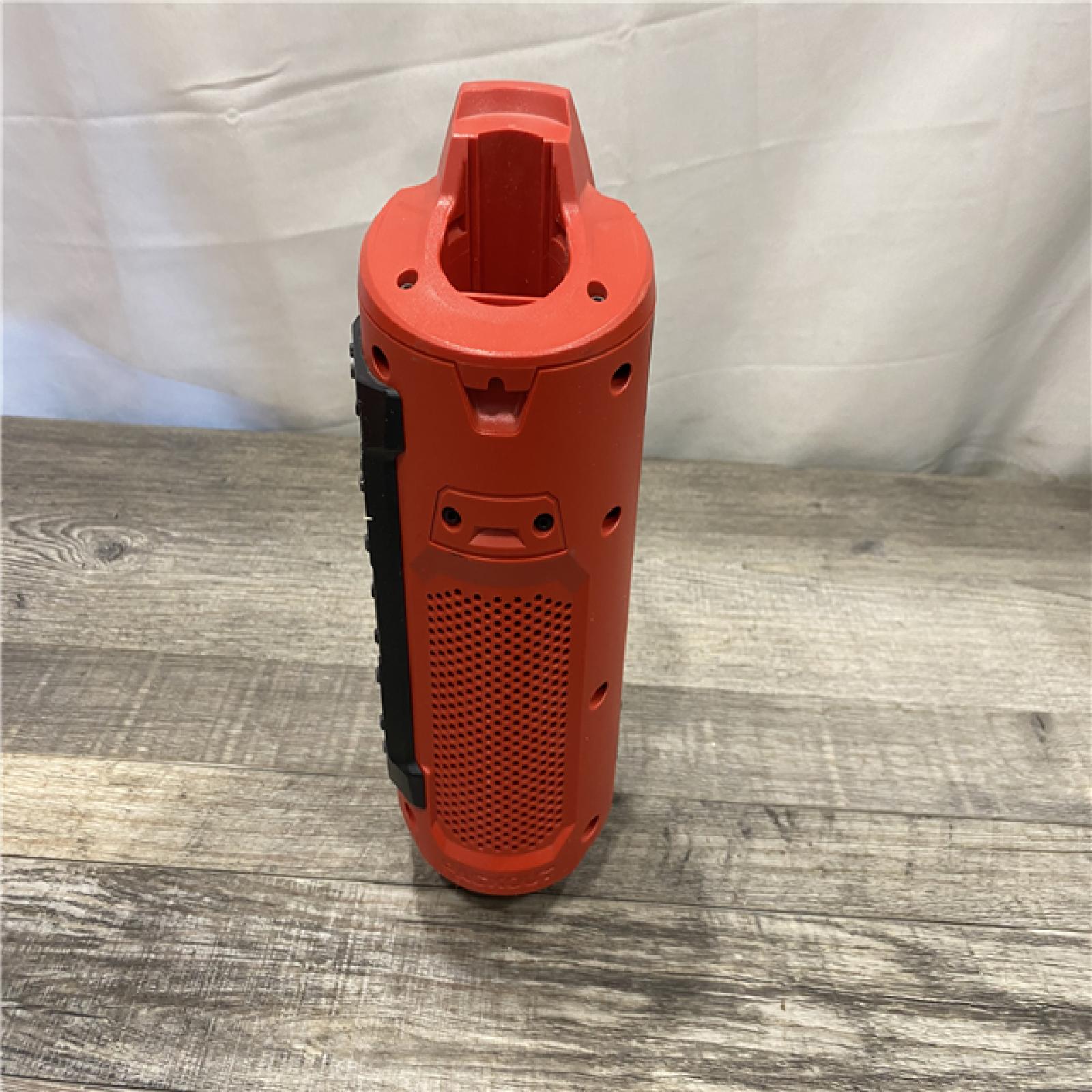 AS-IS Milwaukee 12-Volt Lithium-Ion Cordless Bluetooth Jobsite Speaker with PACKOUT Compatibility