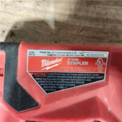 HOUSTON LOCATION - AS - IS Milwaukee 12-Volt Lithium-Ion Cordless 3/8 in. Crown Stapler (Tool-Only)