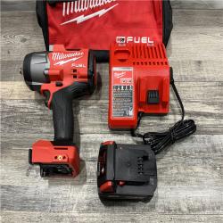 AS-IS Milwaukee FUEL 18V Lithium-Ion Brushless Cordless 1/2 in. Impact Wrench w/Friction Ring Kit