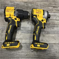 AS-IS DEWALT 20V MAX Lithium-Ion Cordless 2-Tool Combo Kit