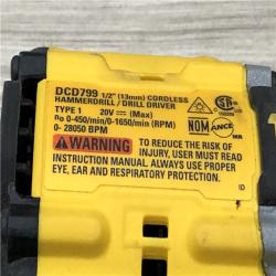 AS-IS DEWALT ATOMIC 20V Cordless 1/2 in. Compact Hammer Drill Kit