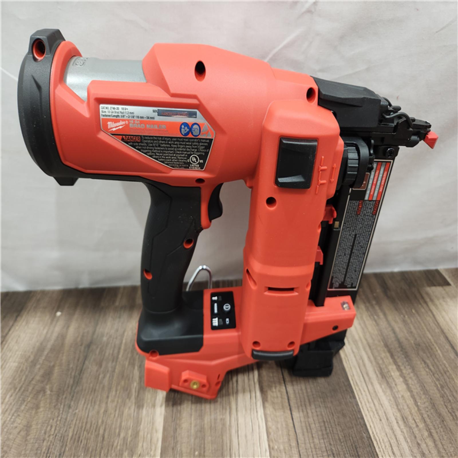 AS-IS- Milwaukee M18 FUEL 18 Gauge Brad Nailer (TOOL ONLY)