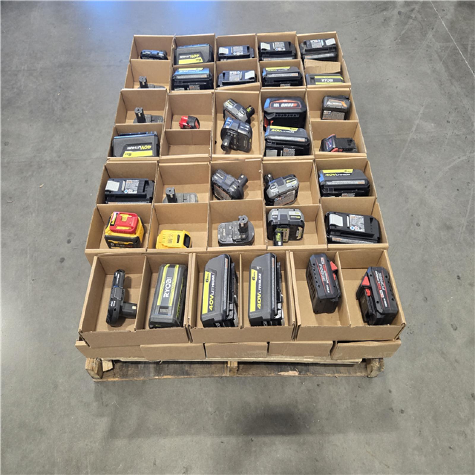 DALLAS LOCATION- AS-IS BATTERY PALLET