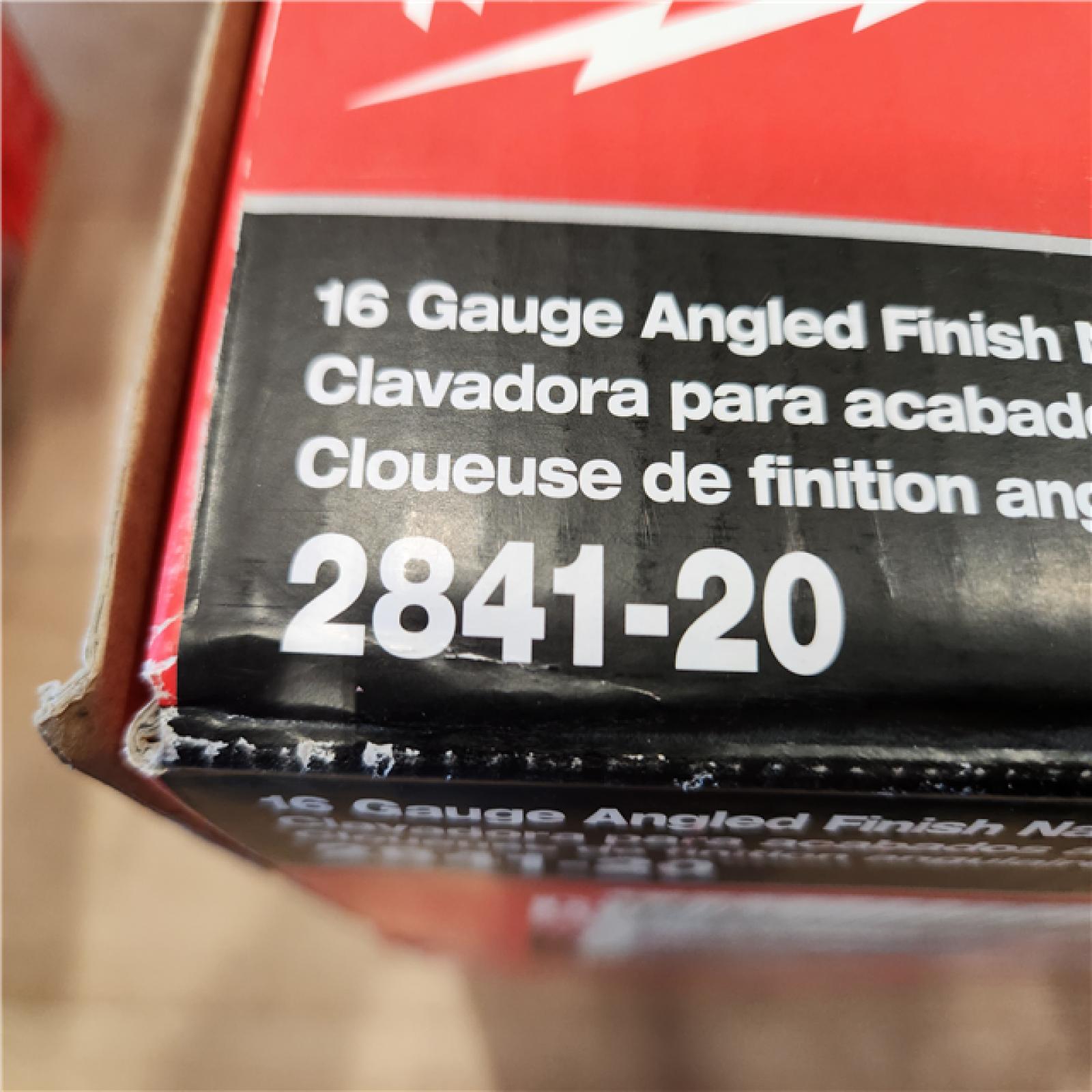 NEW- Milwaukee FUEL 18-Volt Lithium-Ion Brushless Cordless Gen II 16-Gauge Angled Finish Nailer (Tool-Only)