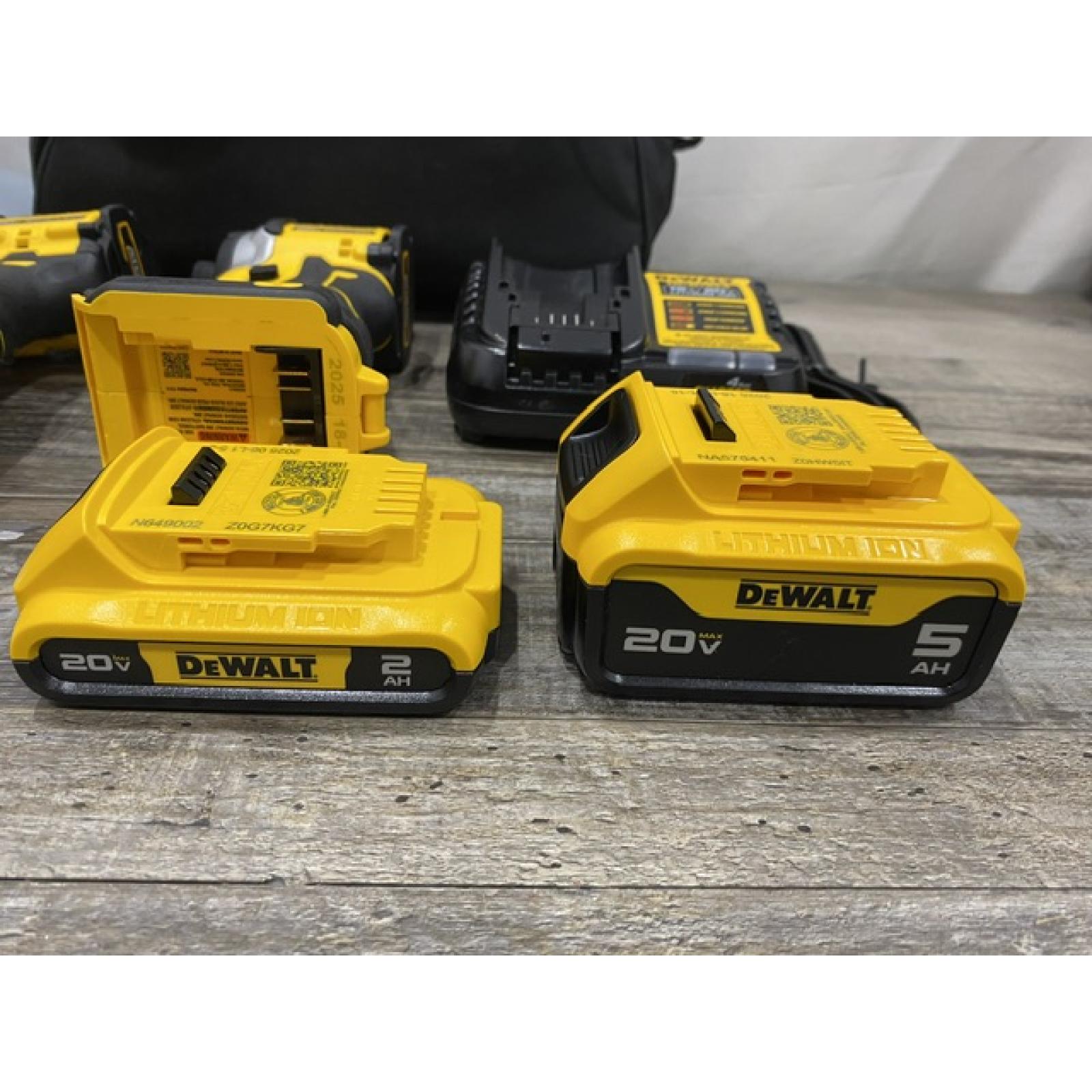 AS-IS DEWALT ATOMIC 20V MAX Lithium-Ion Cordless 2-Tool Combo Kit
