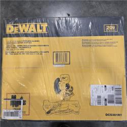 NEW DEWALT 20V MAX Cordless 7-1/4 in. Sliding Miter Saw with (1) 20V Battery 4.0Ah