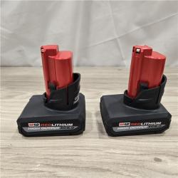 AS-IS Milwaukee M12 12V Lithium-Ion High Output XC5.0 Starter Kit