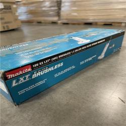 DALLAS LOCATION- AS-IS MAKITA 8V X2 LXT Lithium-Ion (36V) Brushless 1.3 Gal. HEPA Filter Upright Vacuum KIT
