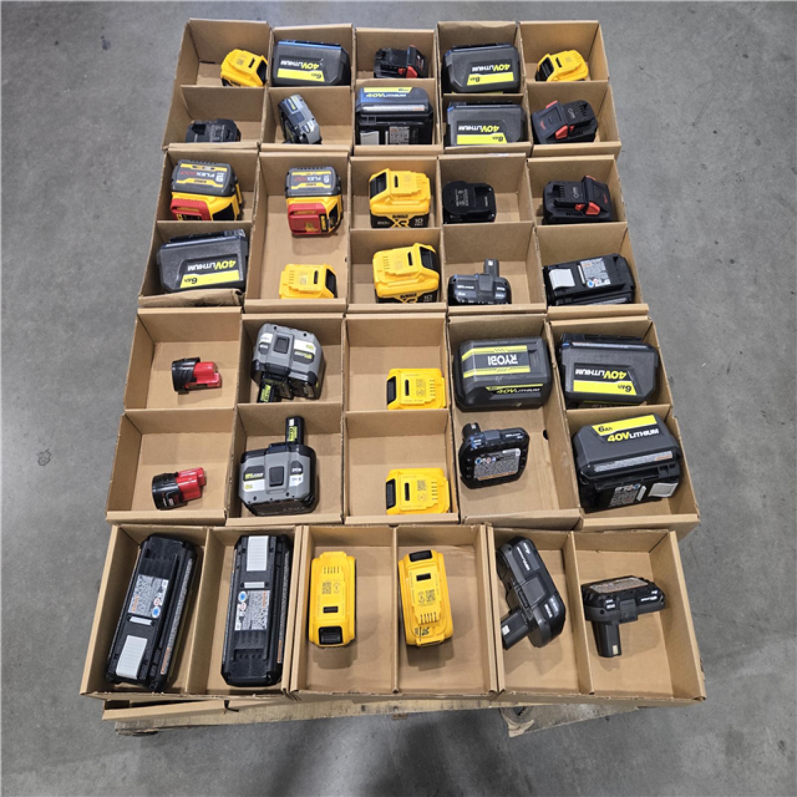 DALLAS LOCATION- AS-IS BATTERY PALLET