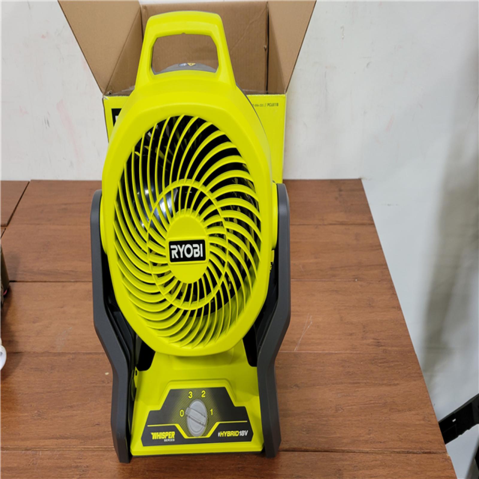 California NEW Ryobi One+ 18V Hybrid 7.5 Fan (Tool Only)