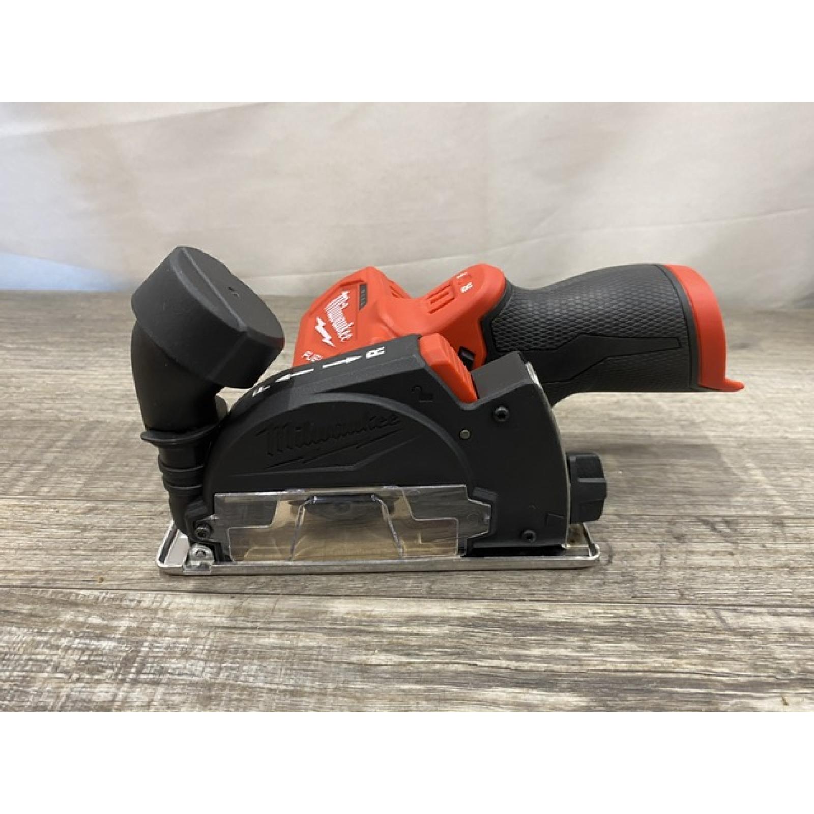 AS-IS Milwaukee  FUEL 12V Lithium-Ion Brushless Cordless 3 in. Cut Off Saw (Tool-Only)