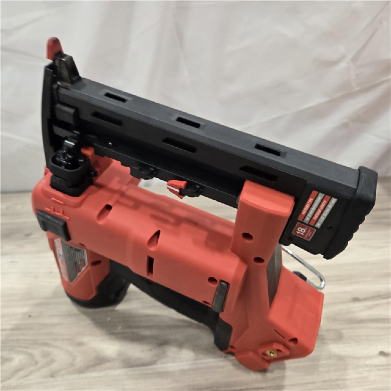 AS-IS MILWAUKEE FUEL 18V Cordless 18-Gauge 1/4 in. Narrow Crown Stapler (Tool-Only)