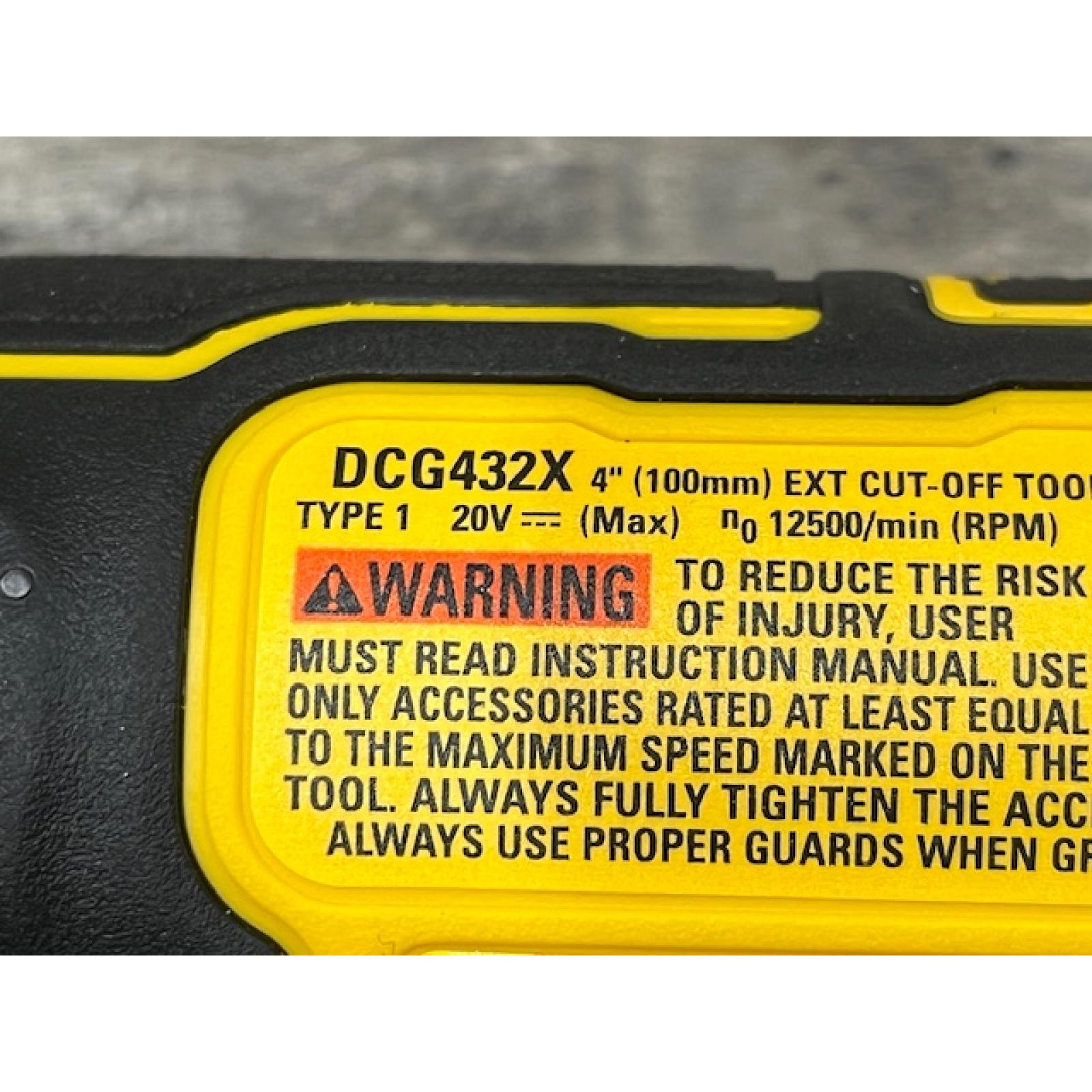 AS-IS DEWALT ATOMIC 20V MAX Cordless Brushless 4 in. Extended Cut-Off Tool (Tool Only)